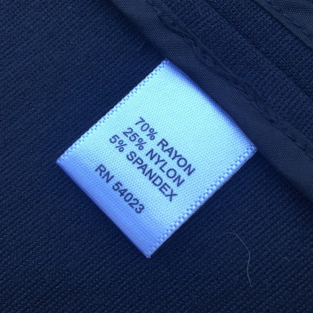 Banana Republic Navy blue jacket blazer stretch L - Picture 6 of 8